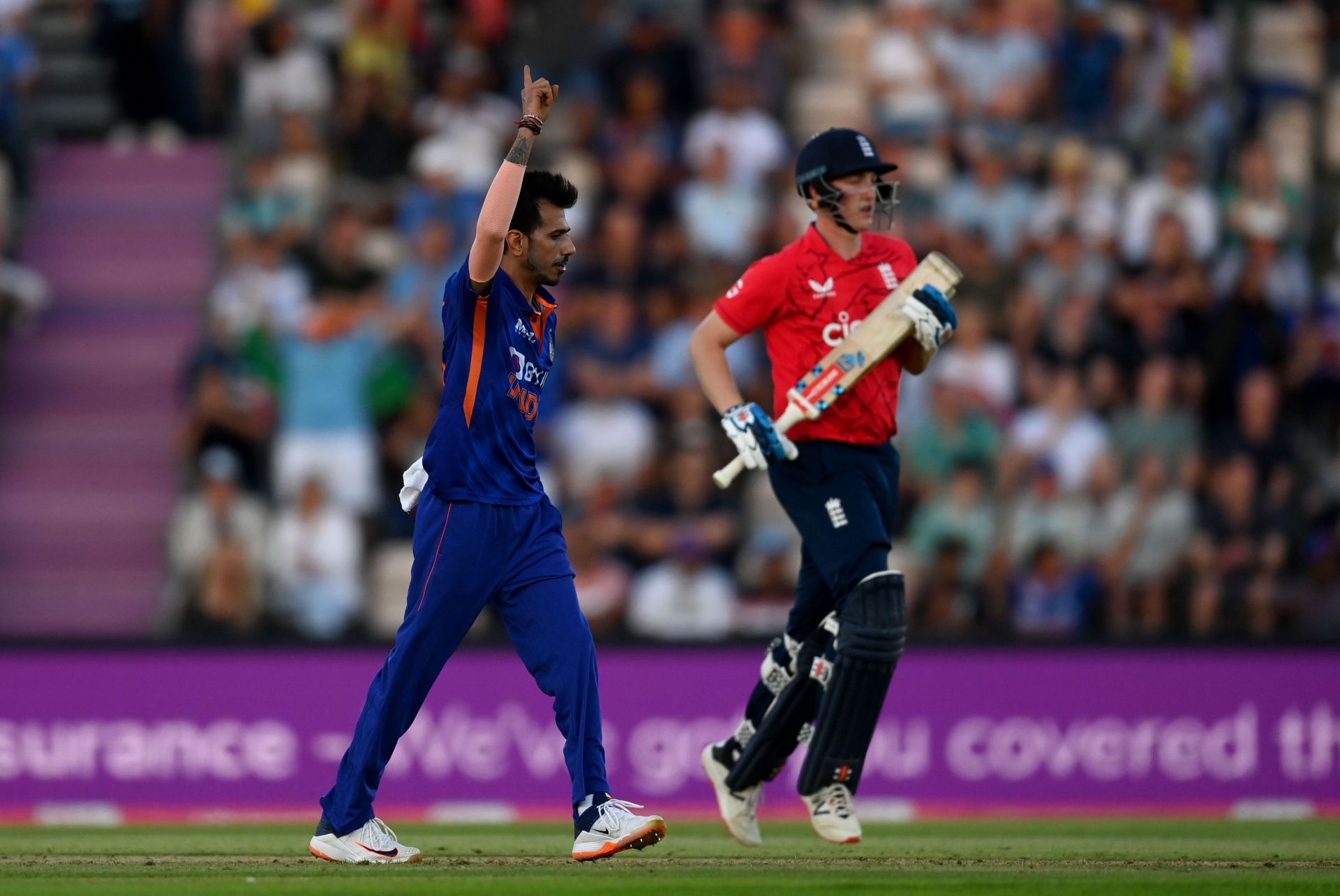 Yuzvendra Chahal snared a couple of wickets in the first T20I against England