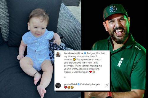 Yuvraj Singh’s son Orion has turned six months old.