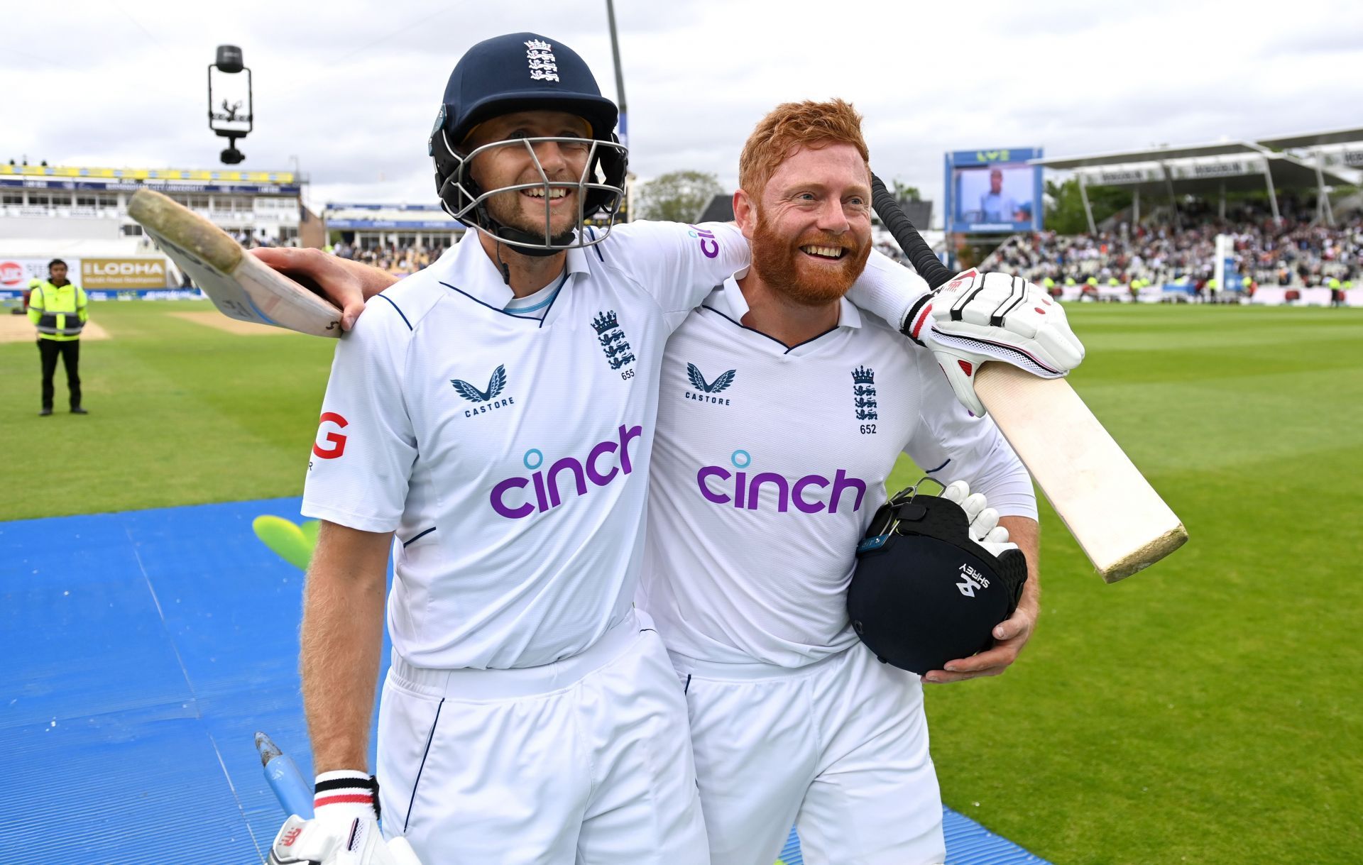 Joe Root and Jonny Bairstow helped England register a memorable win at Edgbaston