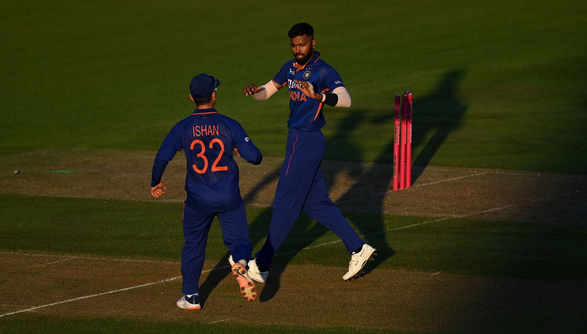 Hardik Pandya registered his best figures in T20I cricket during the first T20I.