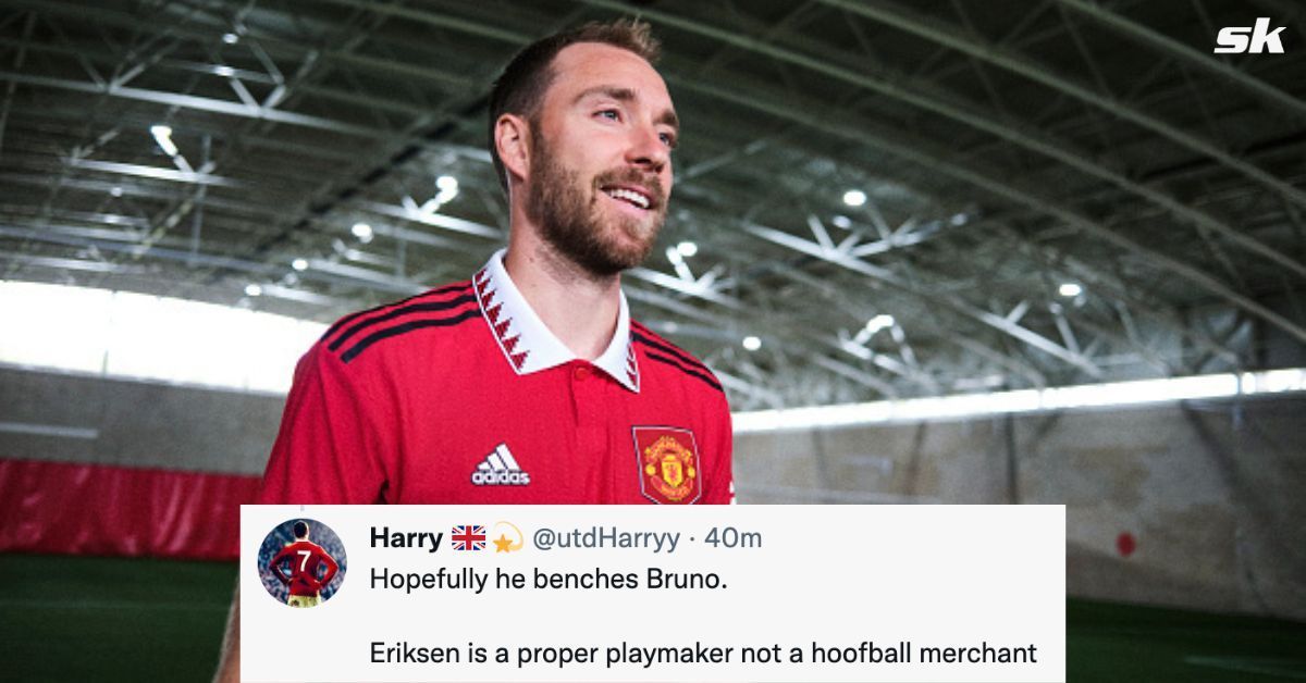 Manchester United fans are thrilled after the club officially announce the arrival of Christian Eriksen.