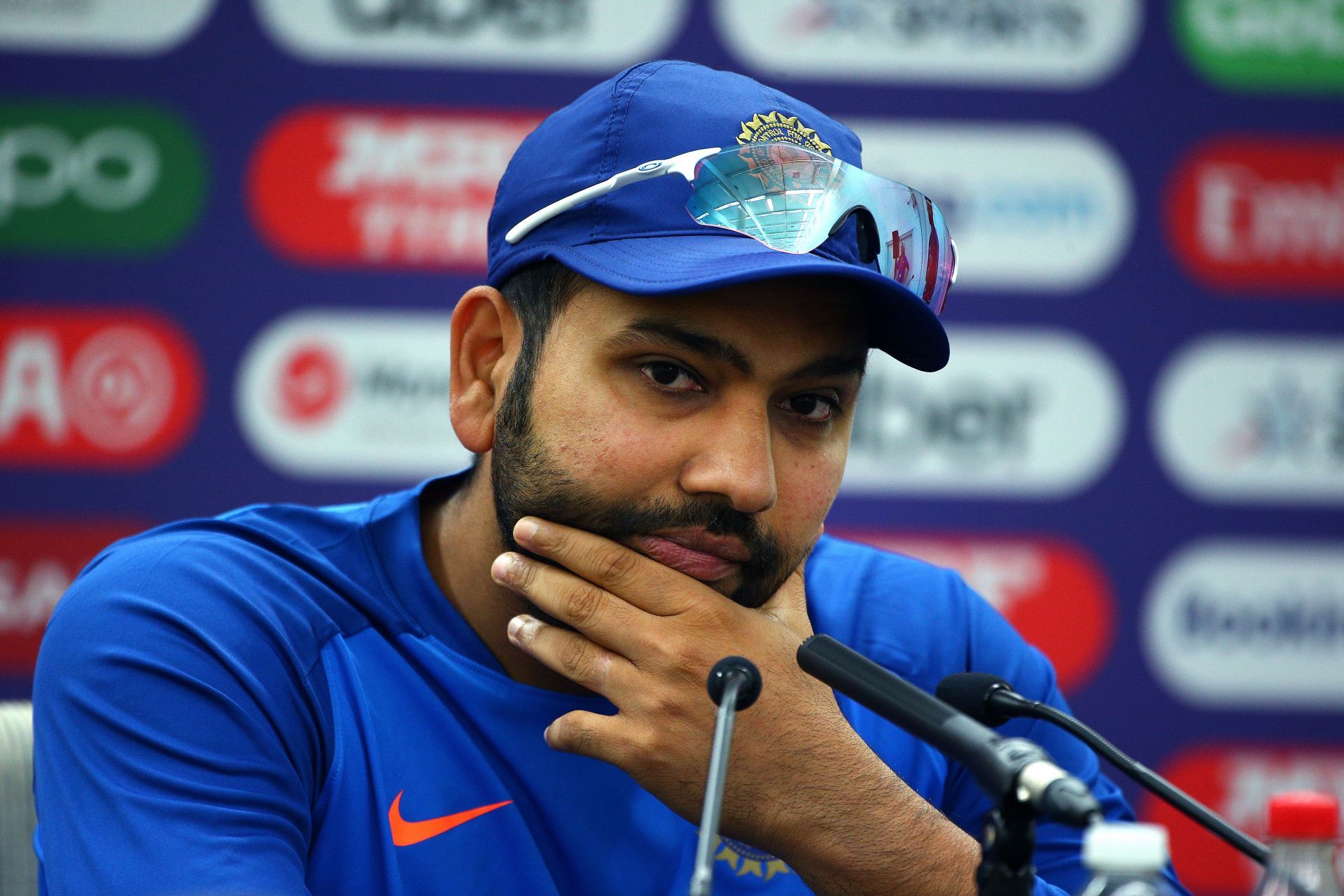 The Indian opener during a press conference. Pic: Getty Images