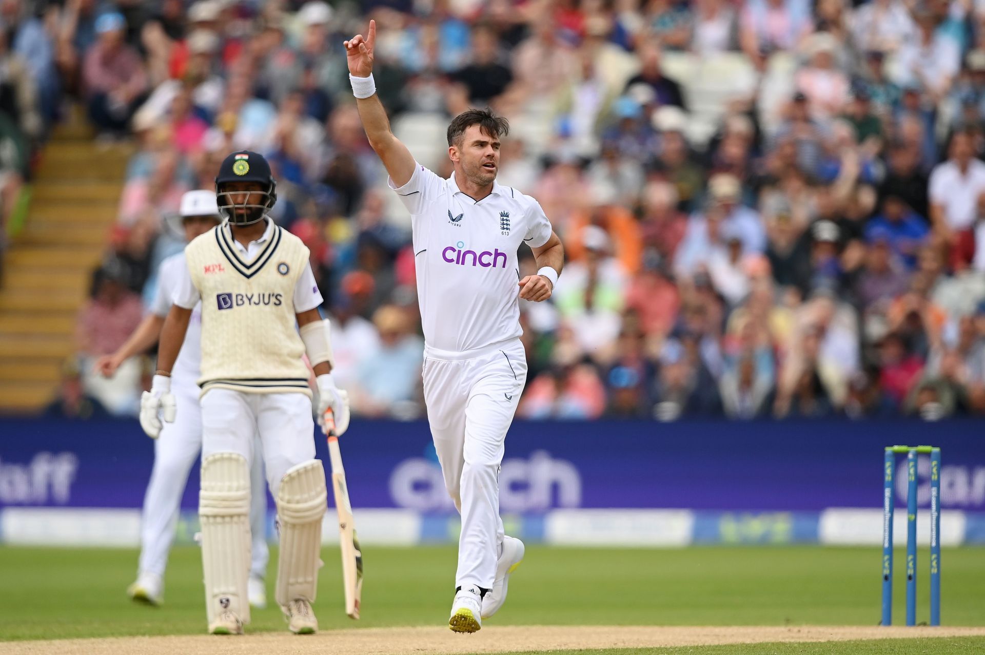 James Anderson picked up a five-wicket haul in the first innings.