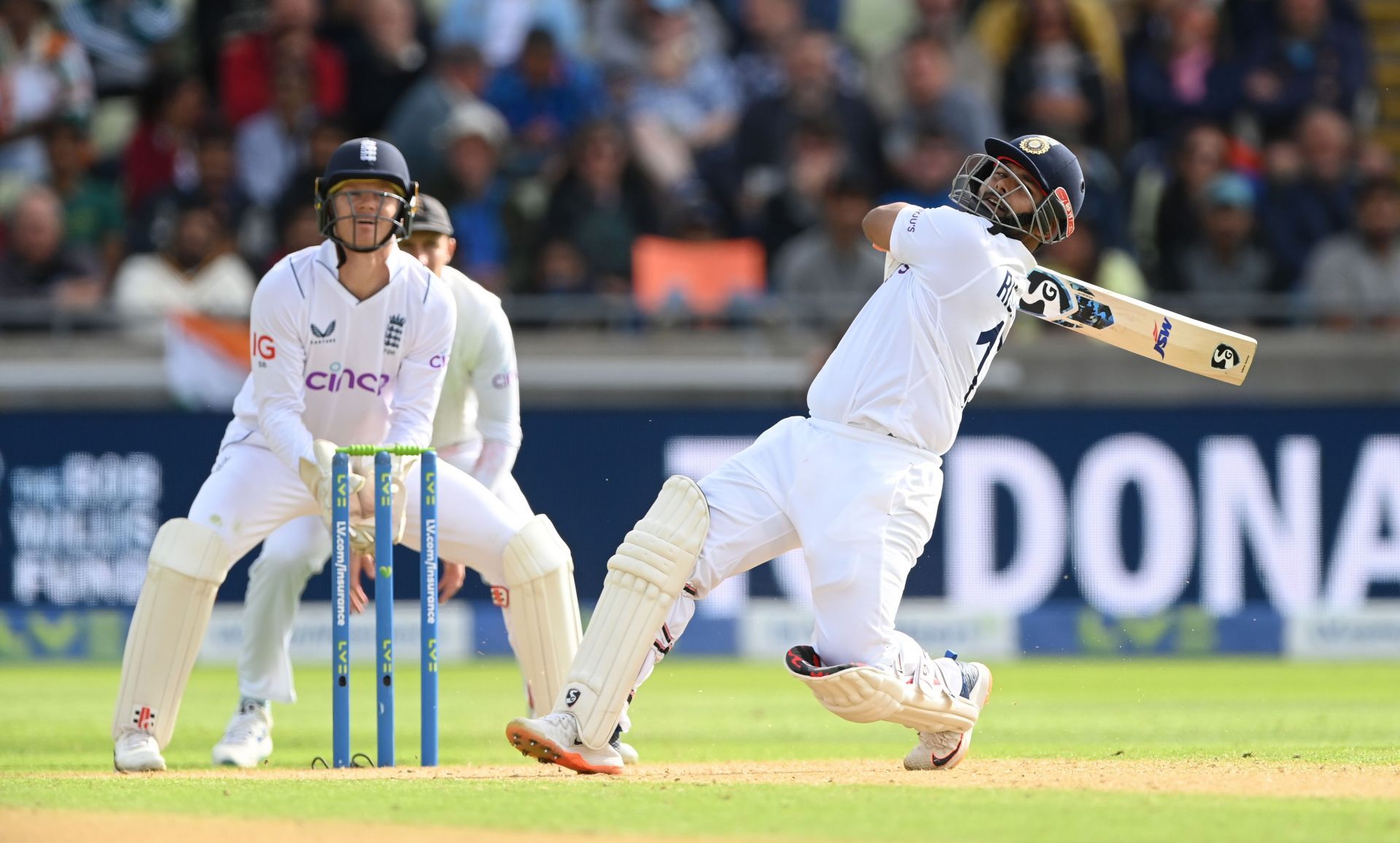 Rishabh Pant scored a swashbuckling century on Day 1 of the Edgbaston Test