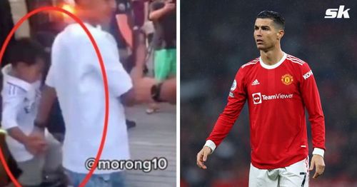 Cristiano Ronaldo's son was spotted in a Spanish club's jersey