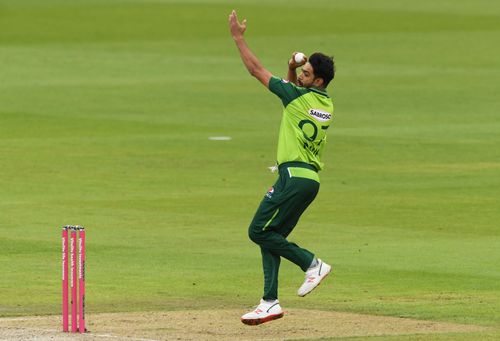 Haris Rauf in action. (Image: Getty)