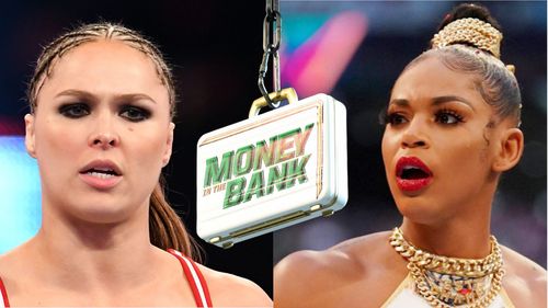 Ronda Rousey (left); Bianca Belair (right)