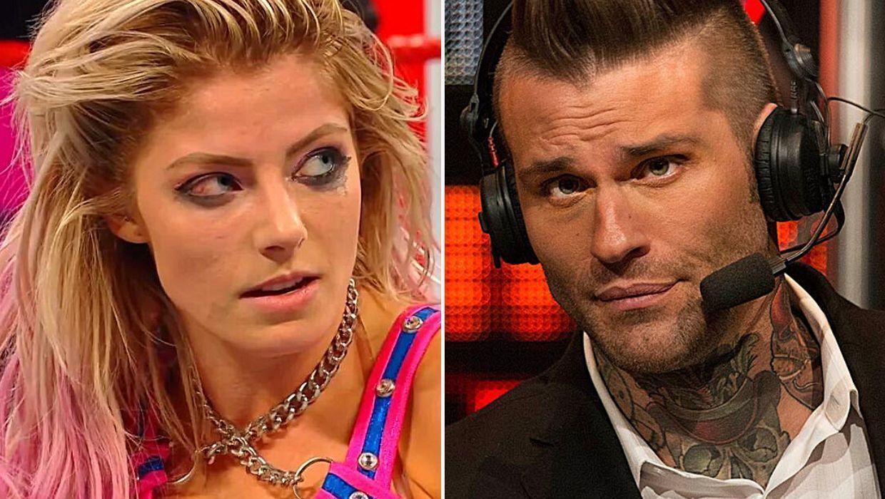 Former Women&#039;s Champion Alexa Bliss and Corey Graves