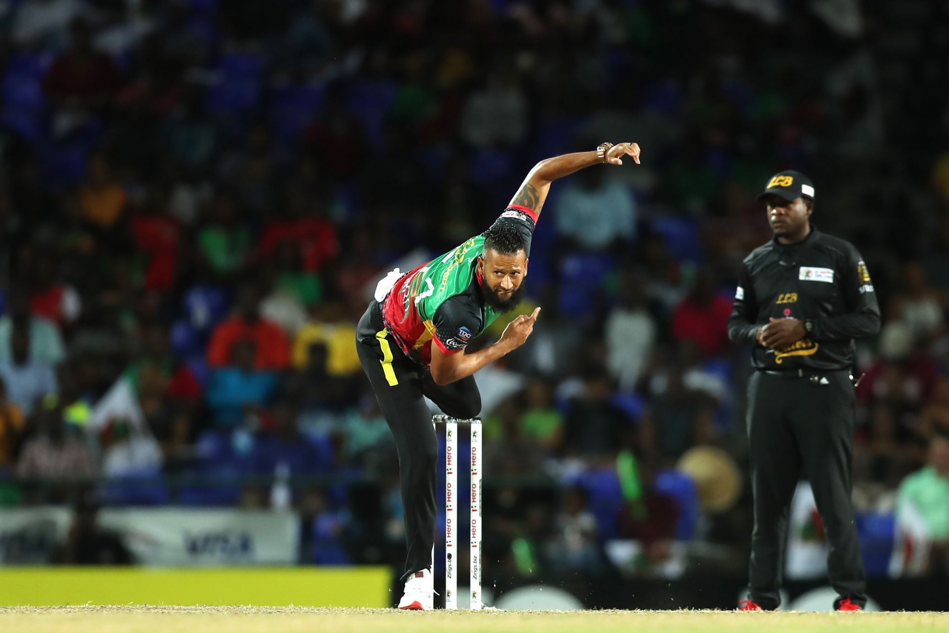 Rayad Emrit is a fast-bowling all-rounder from the West Indies (Image: Getty)