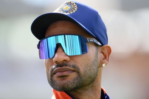 Shikhar Dhawan during the ODI series in London. Pic: Getty Images