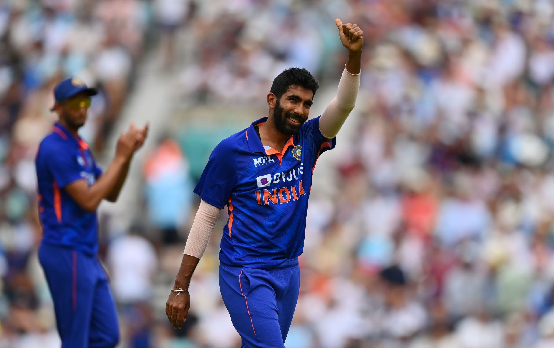 Jasprit Bumrah picked up six wickets in the first ODI at the Oval