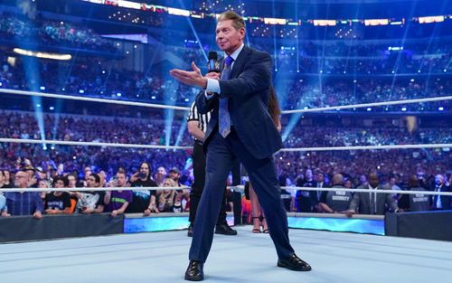 Vince McMahon at WrestleMania 38!