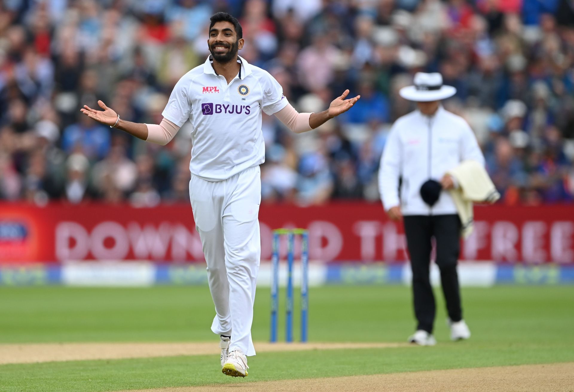 Jasprit Bumrah is ranked third in ICC Test bowling rankings. (Credits: Getty)