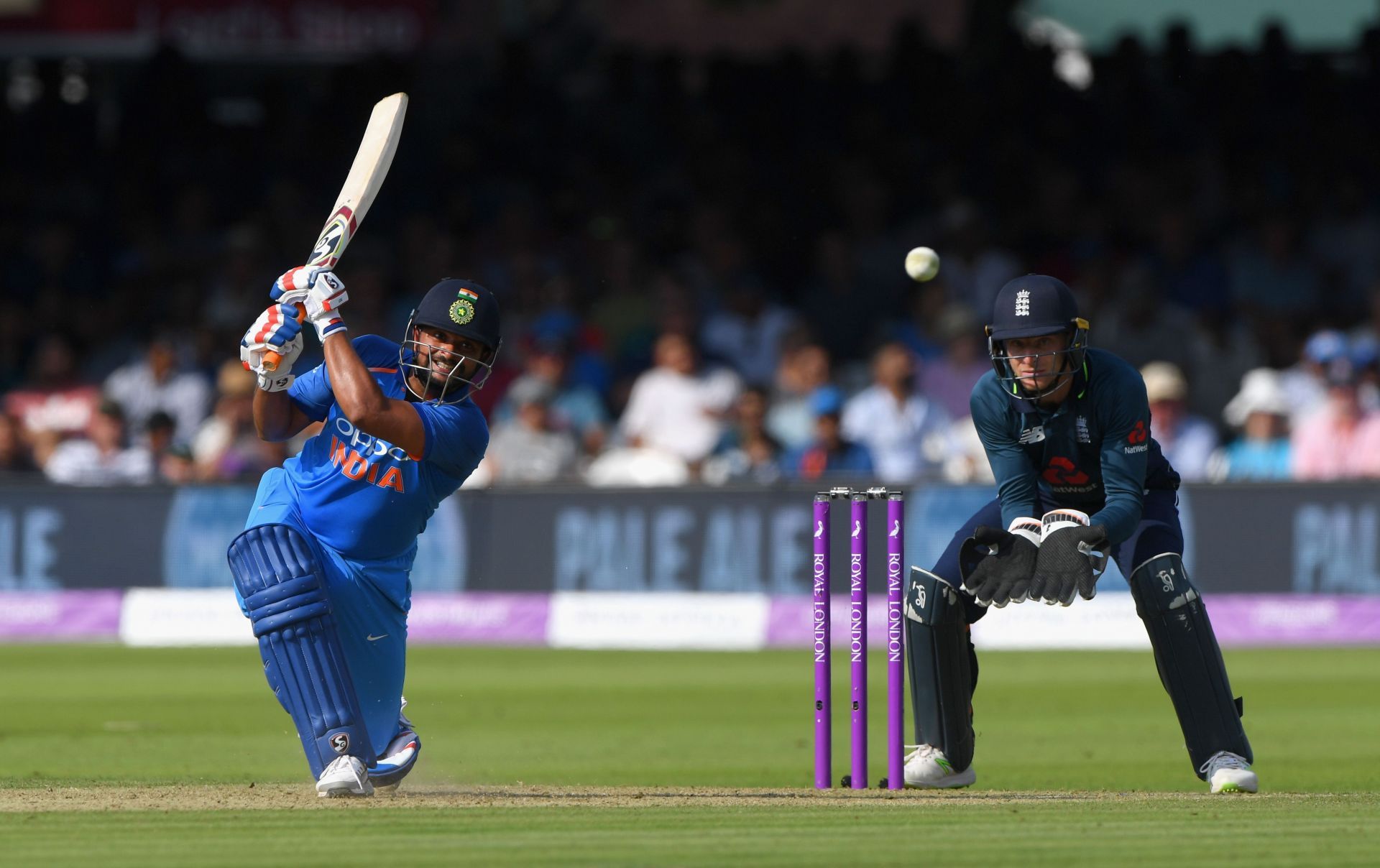 Suresh Raina during an ODI against England. Pic: Getty Images
