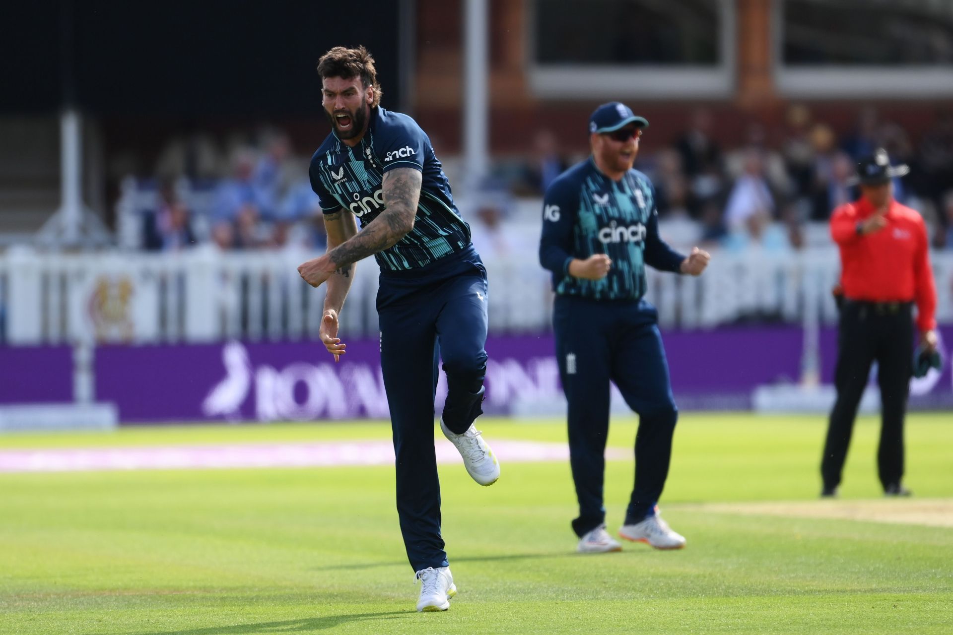 Reece Topley ran through the Indian batting lineup in the second ODI on Thursday