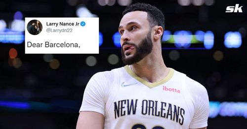 The NBA star getting sick of the sight of Barca