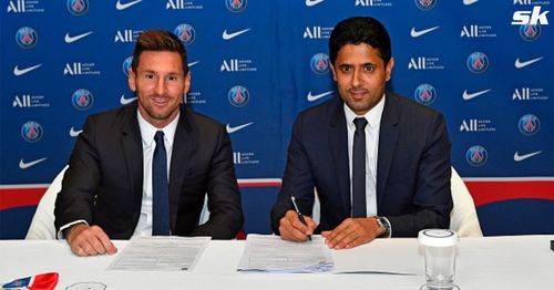 Messi could pen a new contract at the Parc des Princes.