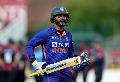 Dinesh Karthik was the Player of the Match in 1st T20I vs West Indies.