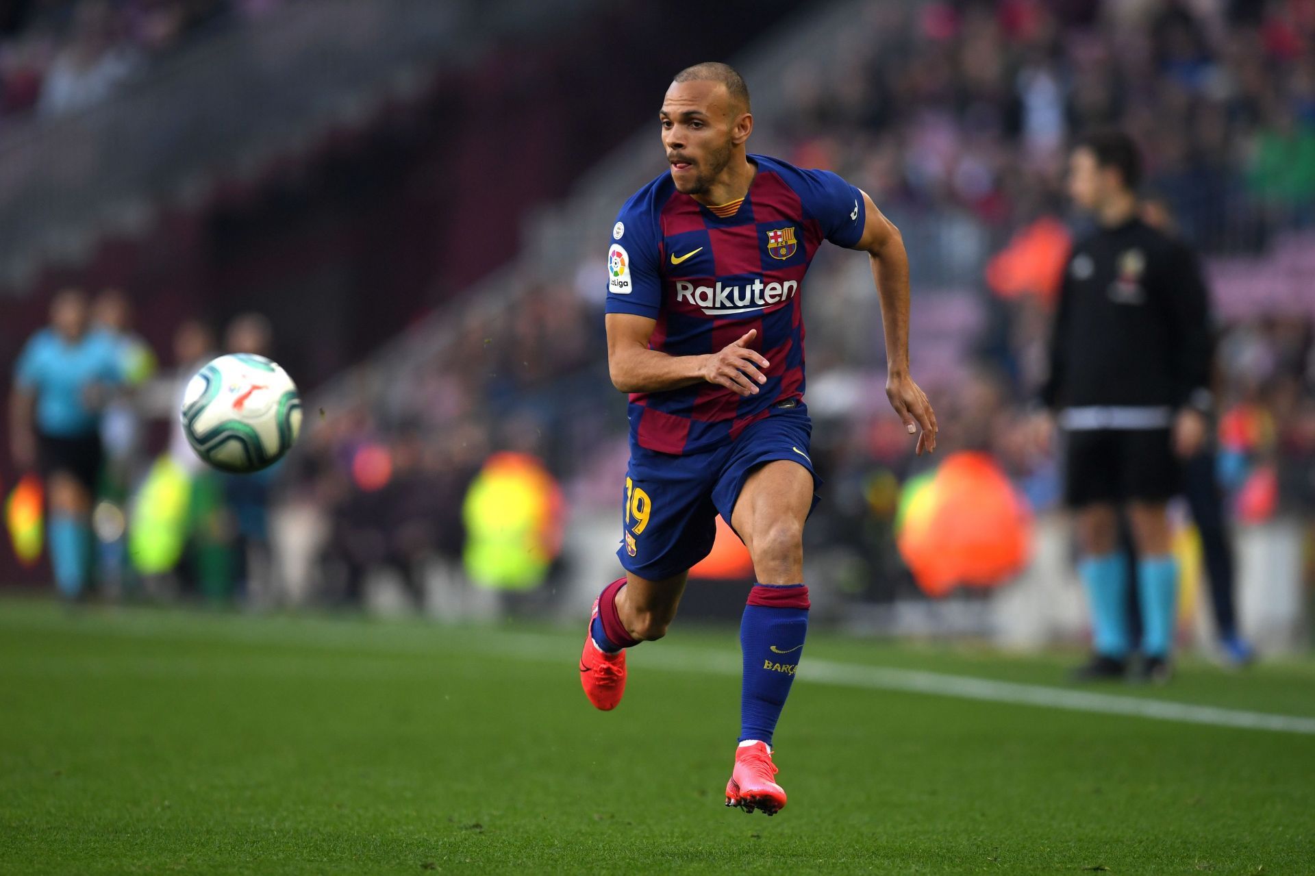 Martin Braithwaite joined the Blaugrana in 2020