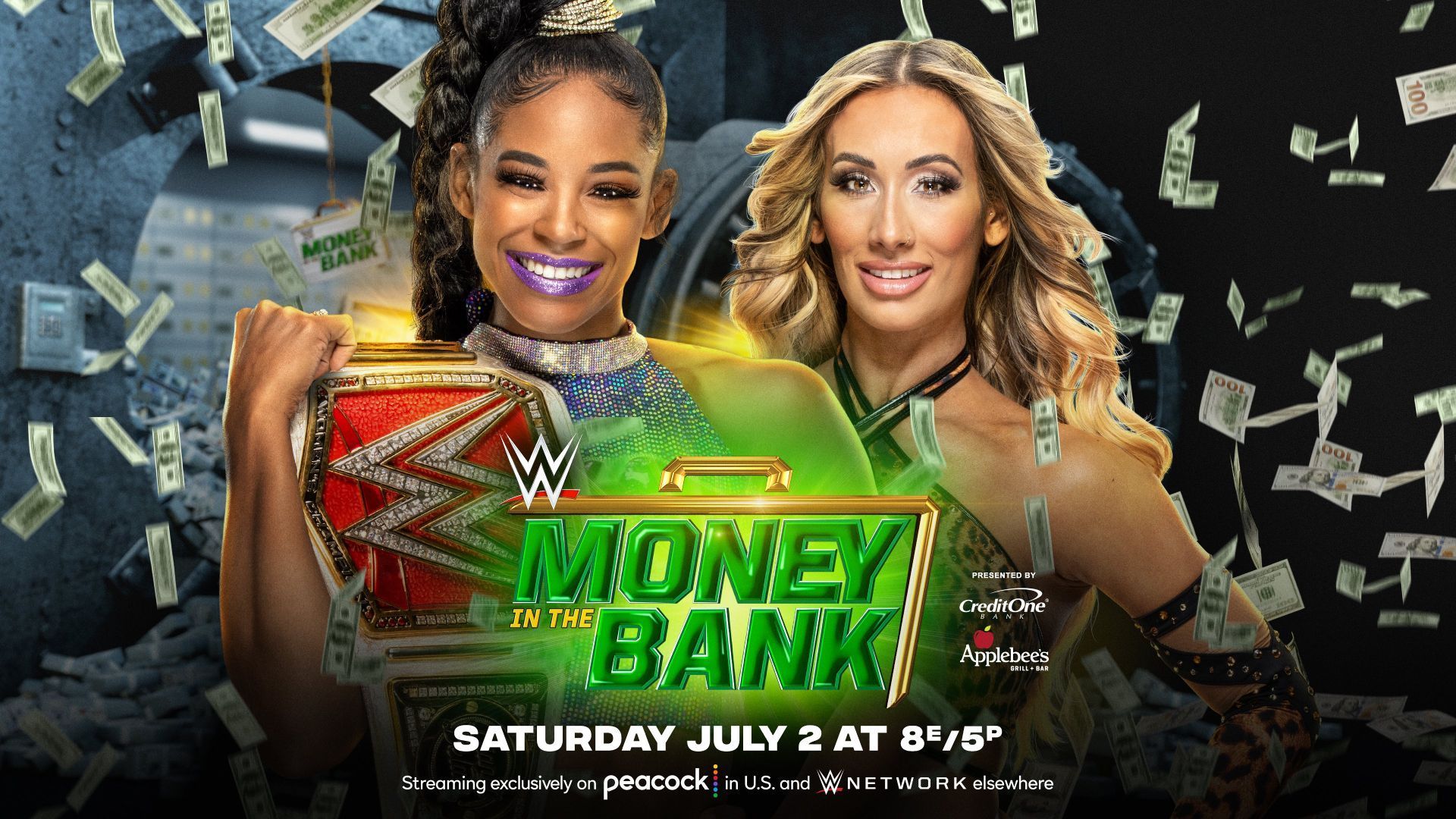 Bianca Belair and Carmella!