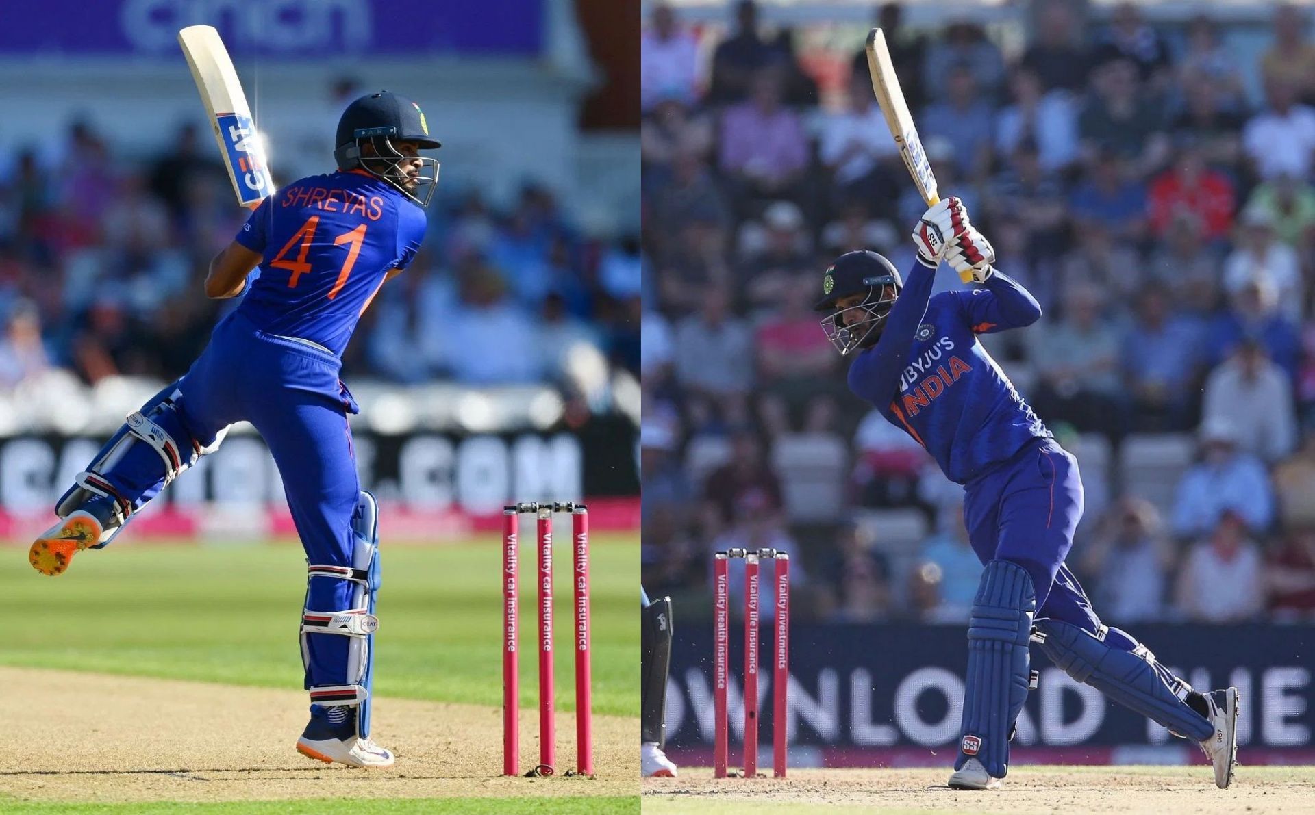 Shreyas Iyer (left) and Deepak Hooda. Pic: Getty Images