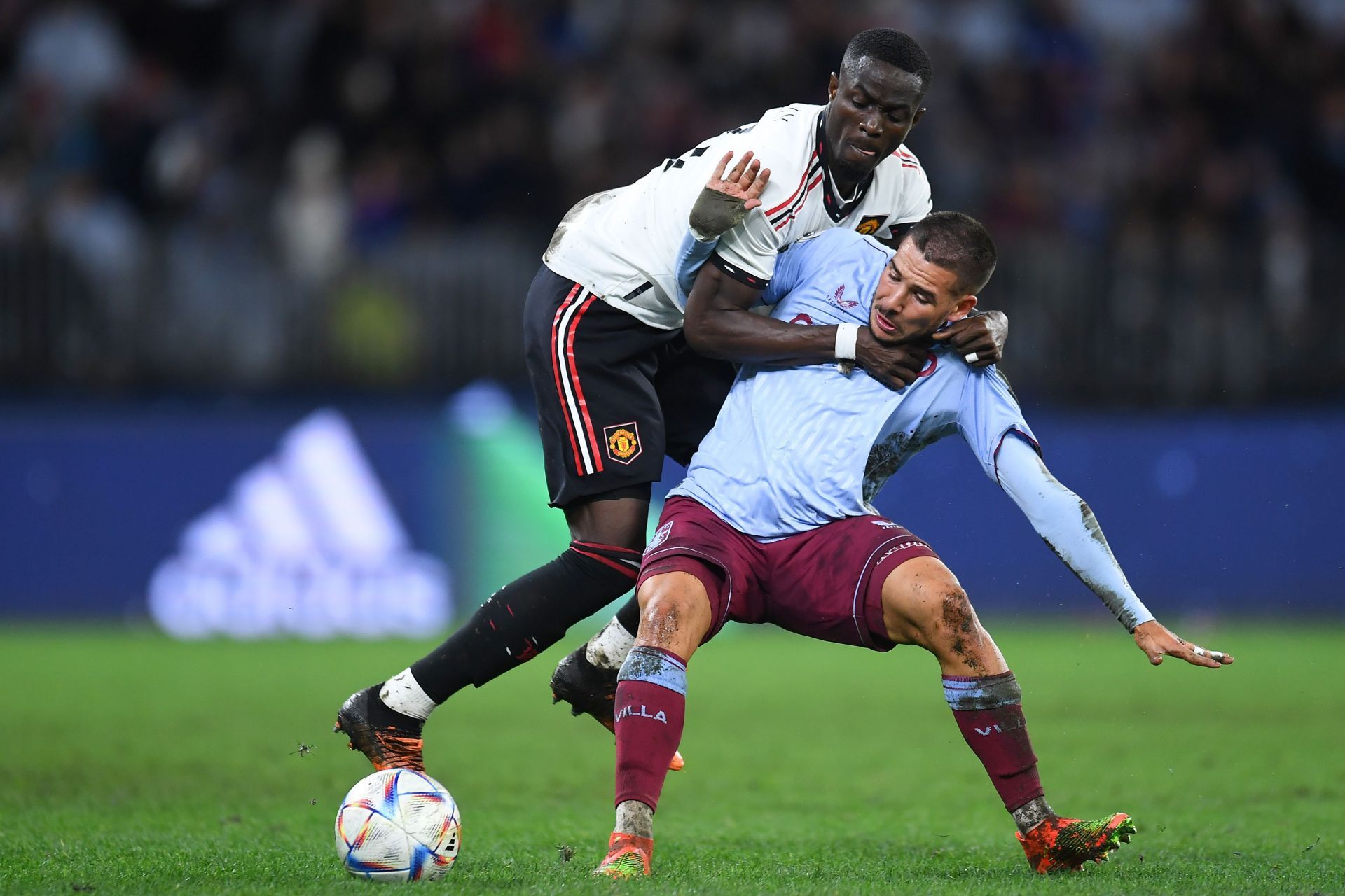 Eric Bailly in action against Aston Villa - Pre-Season Friendly