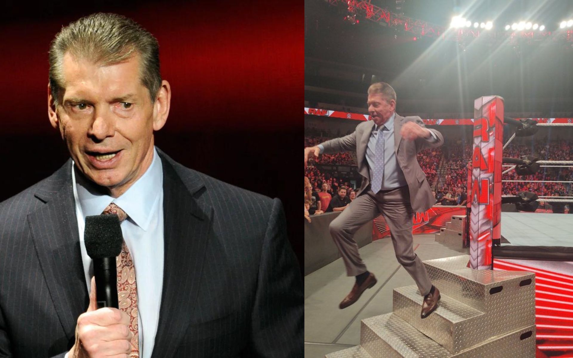 Vince McMahon&#039;s infamous jump receives a new angle