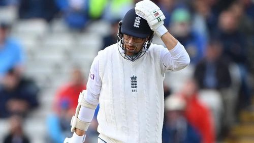 Jack Leach was sent ahead of Ben Stokes with just over 20 minutes left to play on Day 2