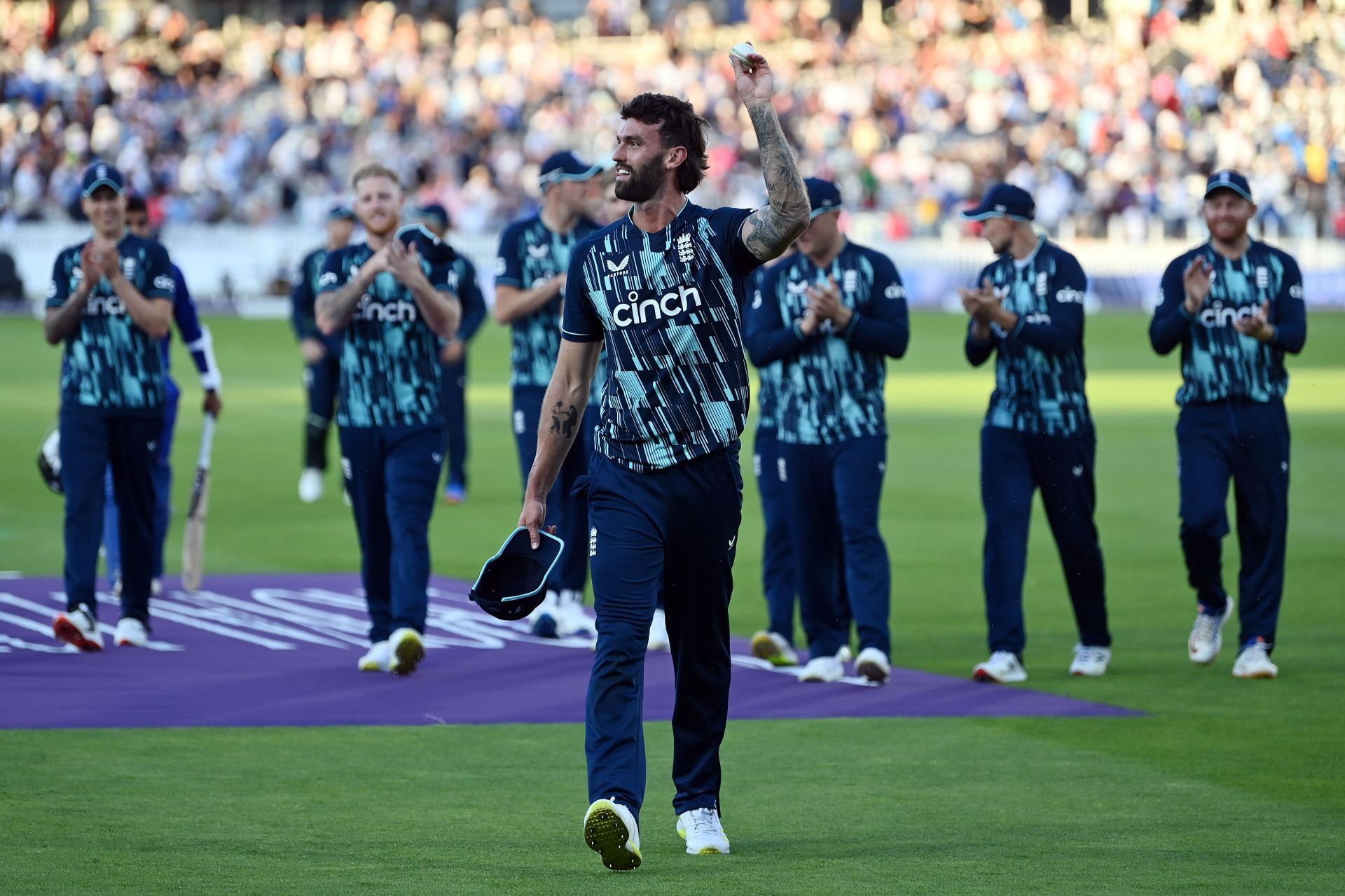 Reece Topley troubled the Indian batters with movement and extra bounce