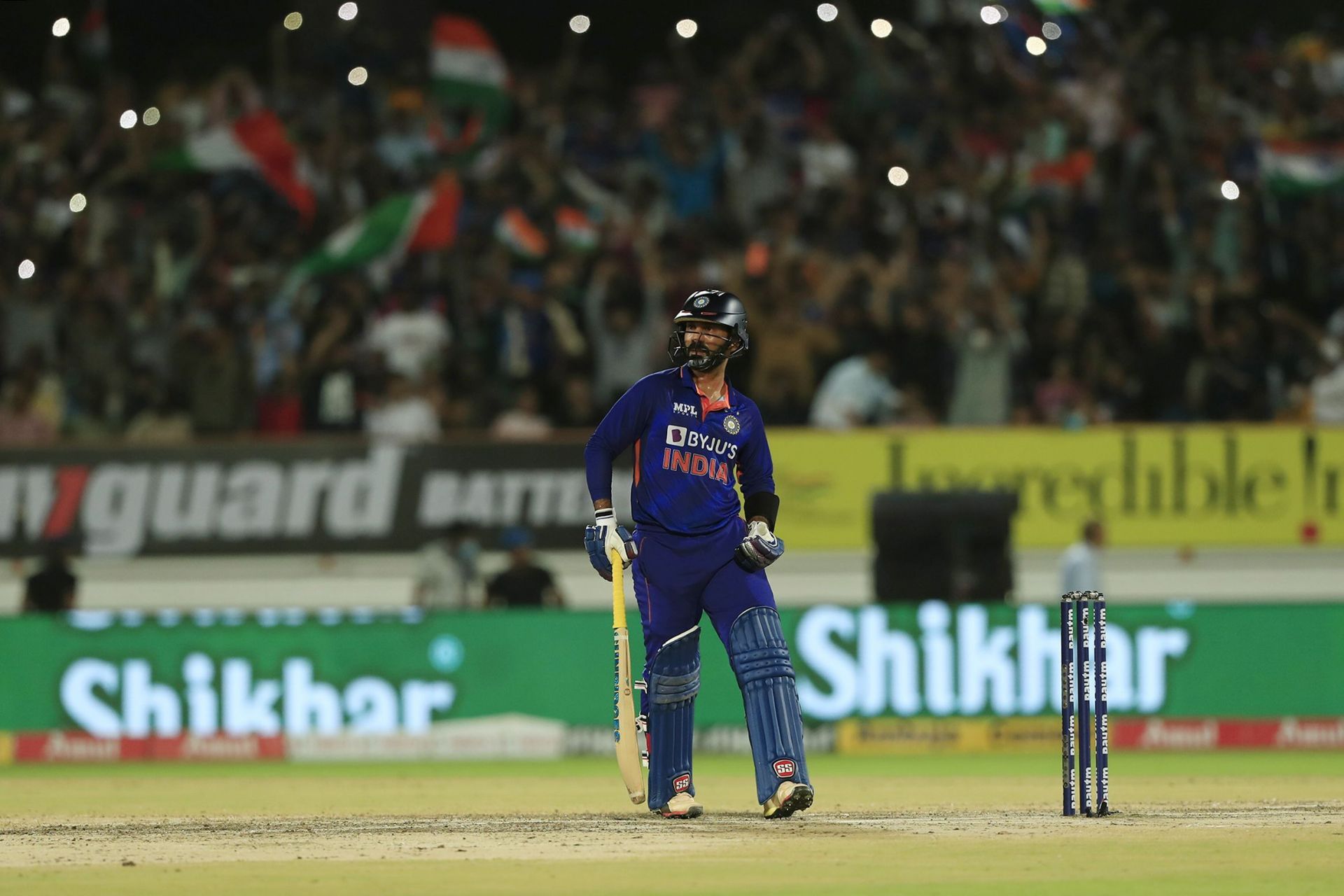 Dinesh Karthik made his return to international cricket last month (Image: Getty)