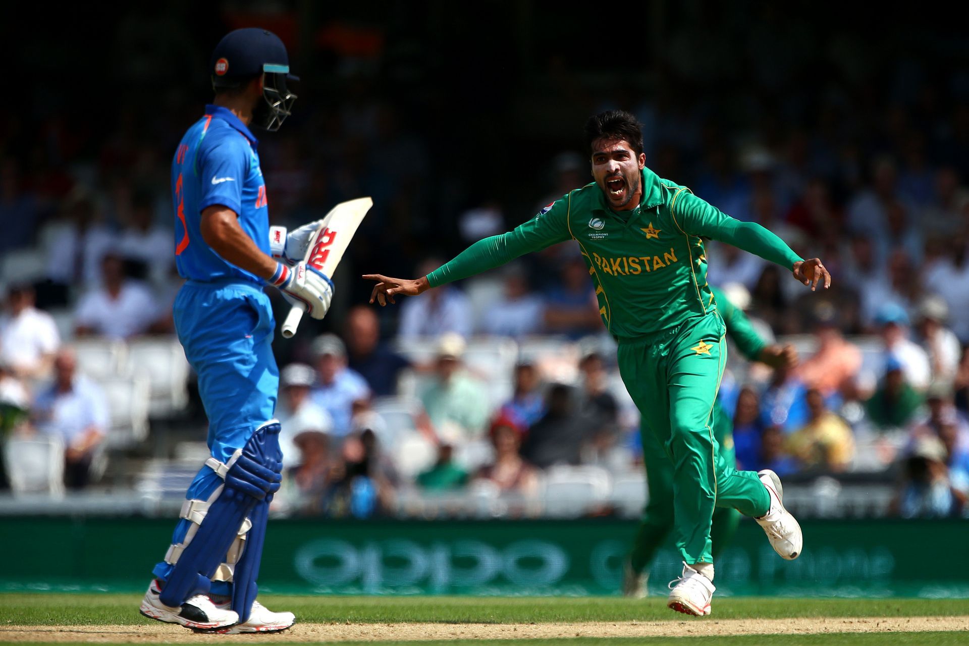 Amir's lethal spell in the 2017 Champions Trophy final came between India and the trophy