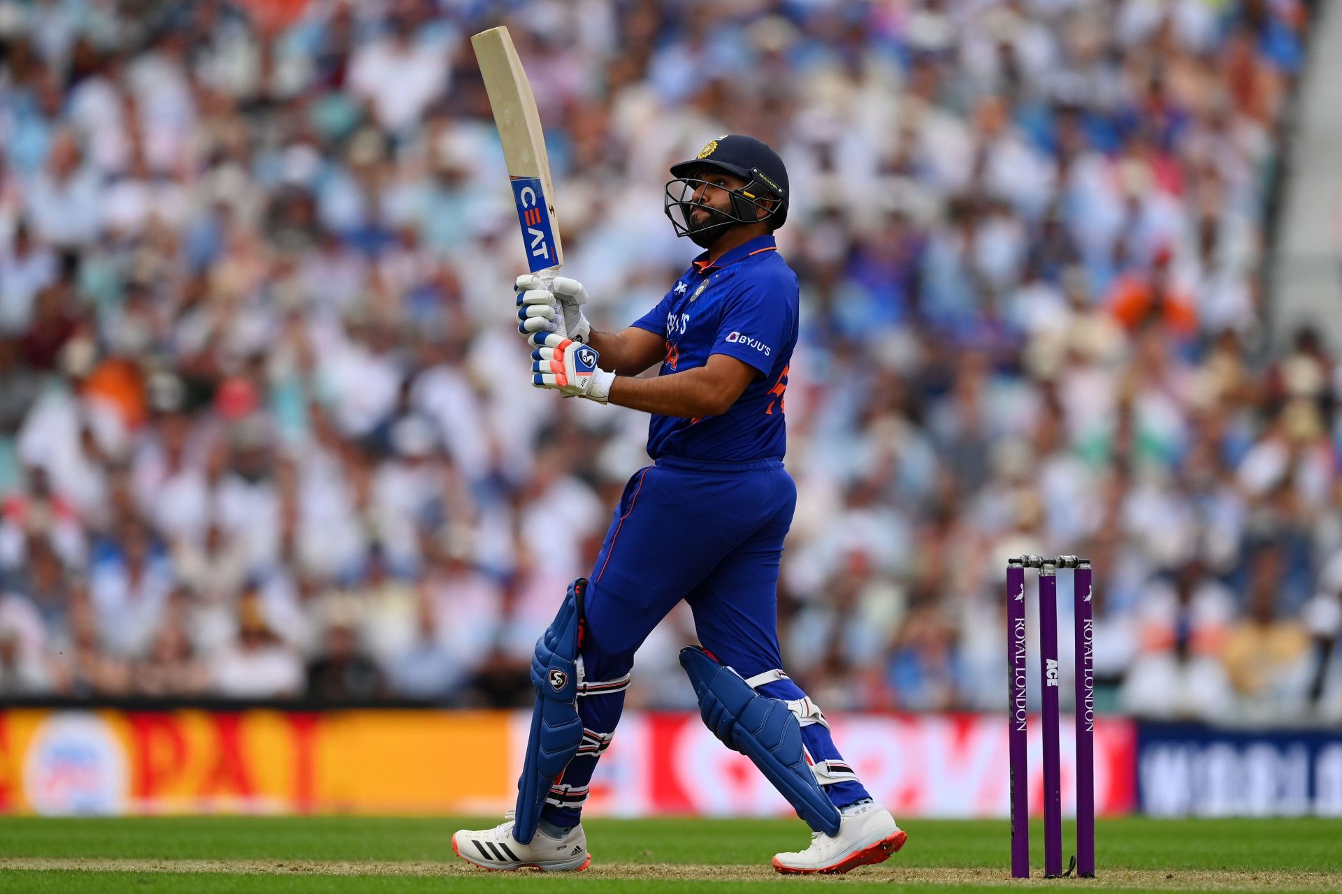 Rohit Sharma smashed a blazing 76* against England on Tuesday (Image Courtesy: Getty Images)