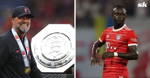 Bayern Munich forward Sadio Mane watched Liverpool's Community Shield victory