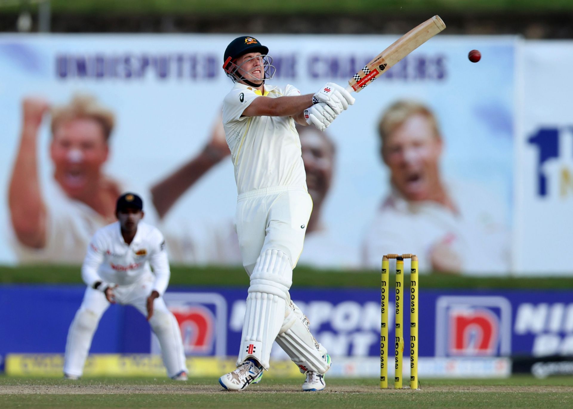 Cameron Green smashed six fours in his match-winning knock against Sri Lanka (Image Courtesy: Getty Images)