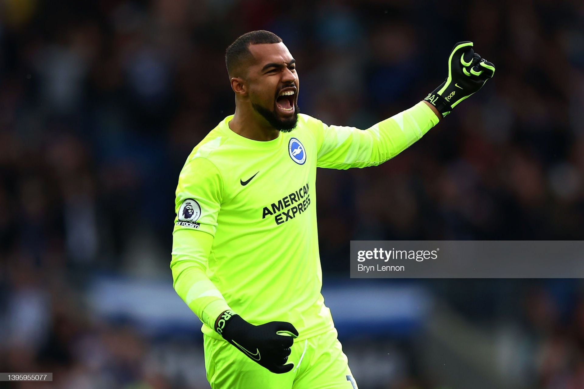 Robert Sanchez in Brighton &amp; Hove Albion vs. Manchester United 