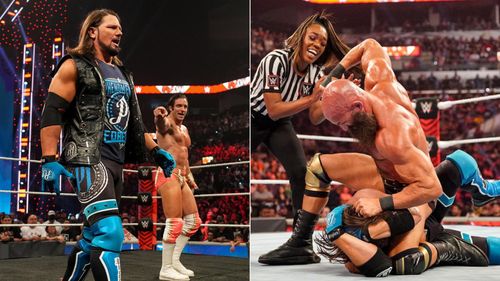 Ciampa and The Miz faced AJ Styles and Ezekiel on RAW