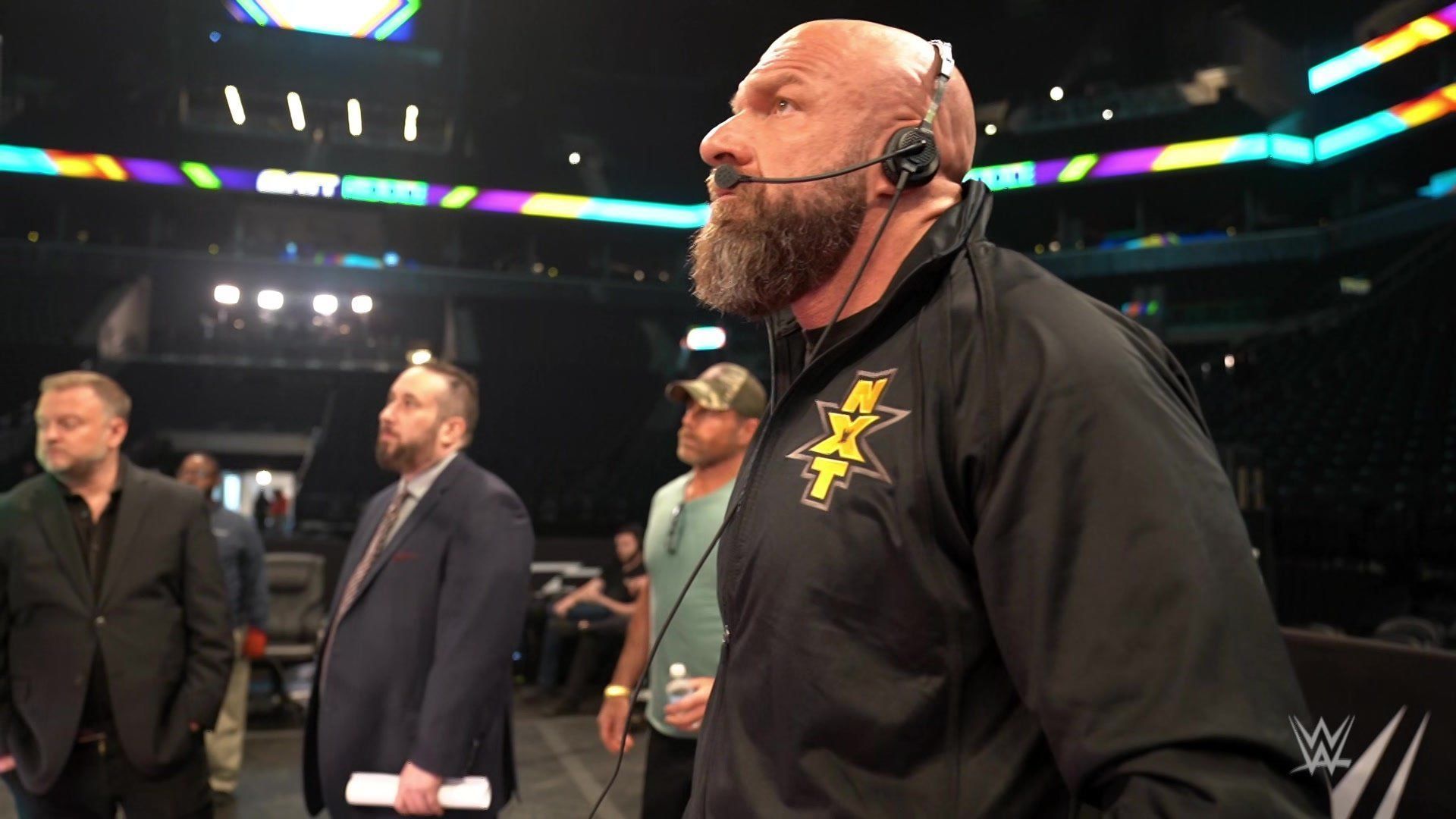 Triple H producing on WWE NXT