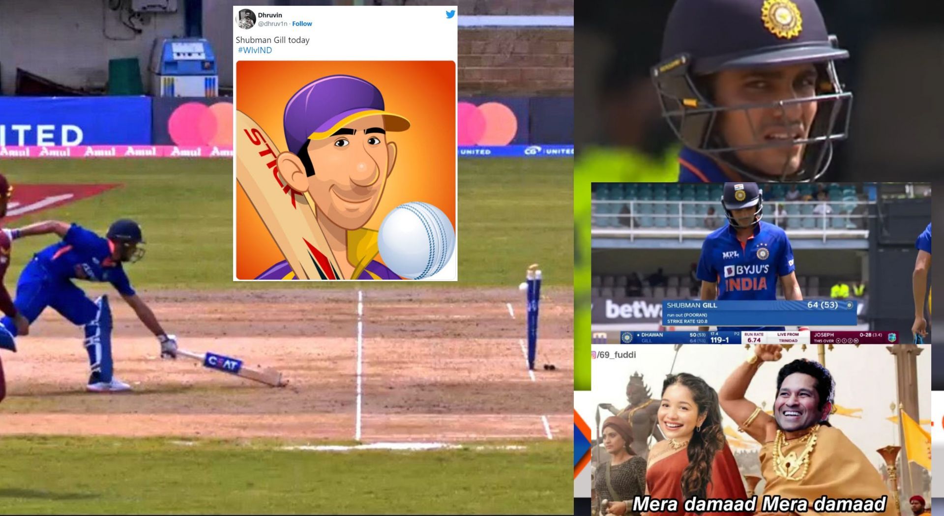 Fans react to Shubman Gill&#039;s knock in the first ODI against West Indies