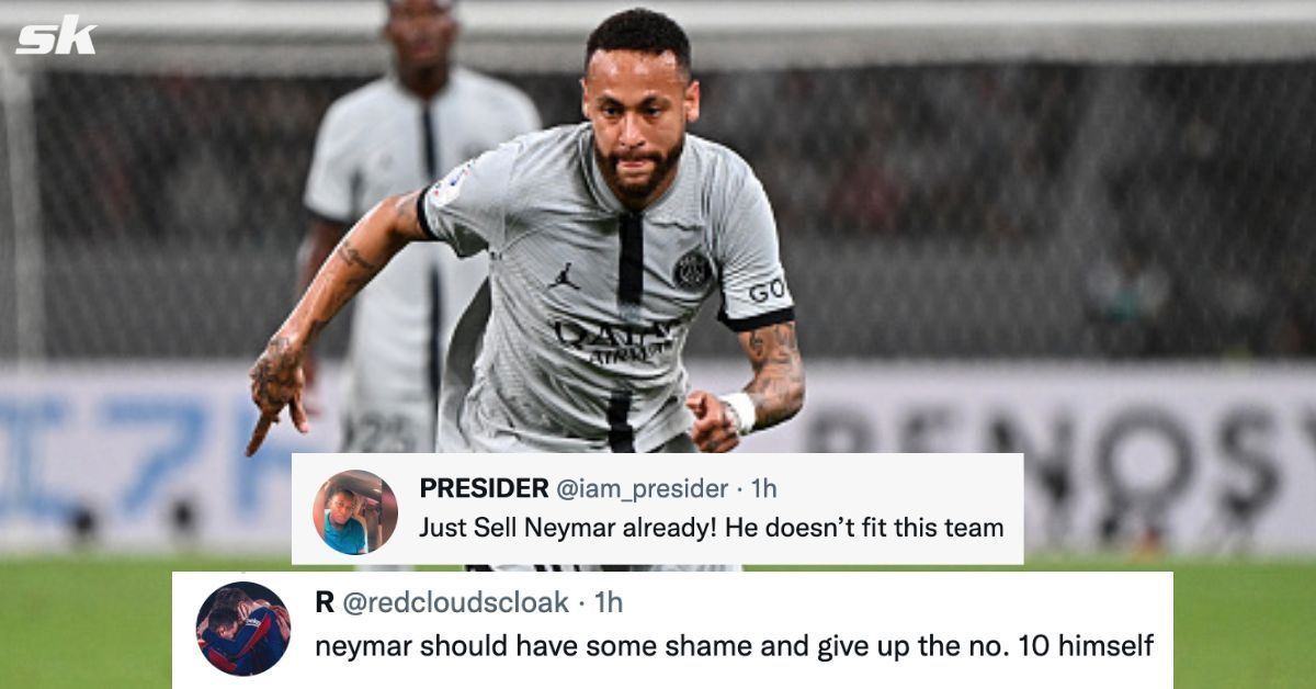 PSG furious with Neymar for performance in pre-season friendly