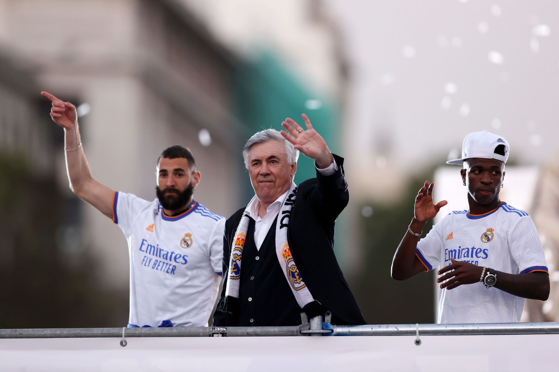 Real Madrid Celebrate Winning La Liga Santander