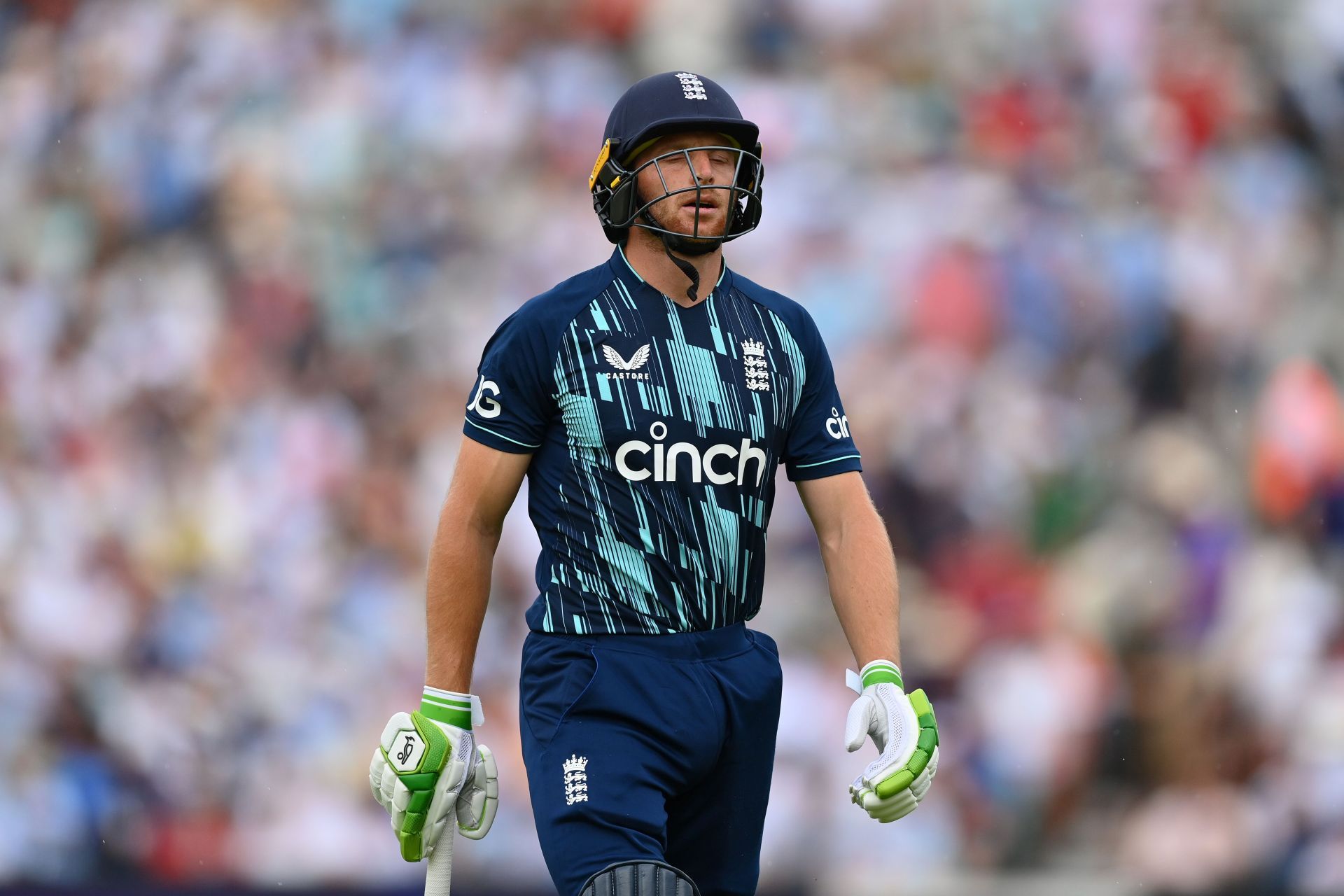 Jos Buttler was England's highest scorer in the first ODI. 