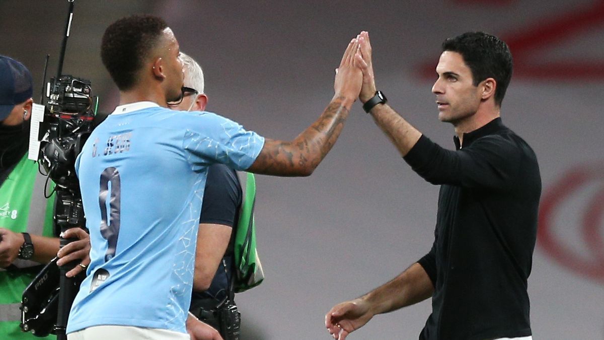 Gabriel Jesus to reunite with Mikel Arteta