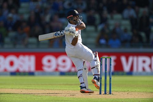 Rishabh Pant during his sensational 146 at Edgbaston (Image Courtesy: Getty Images)