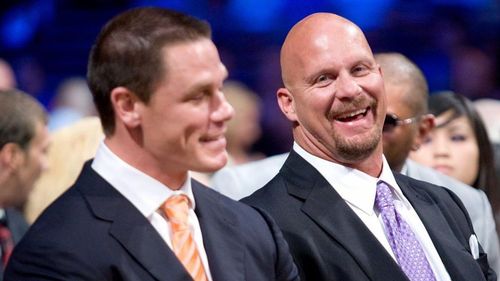 John Cena and Steve Austin are on wrestling's Mt. Rushmore