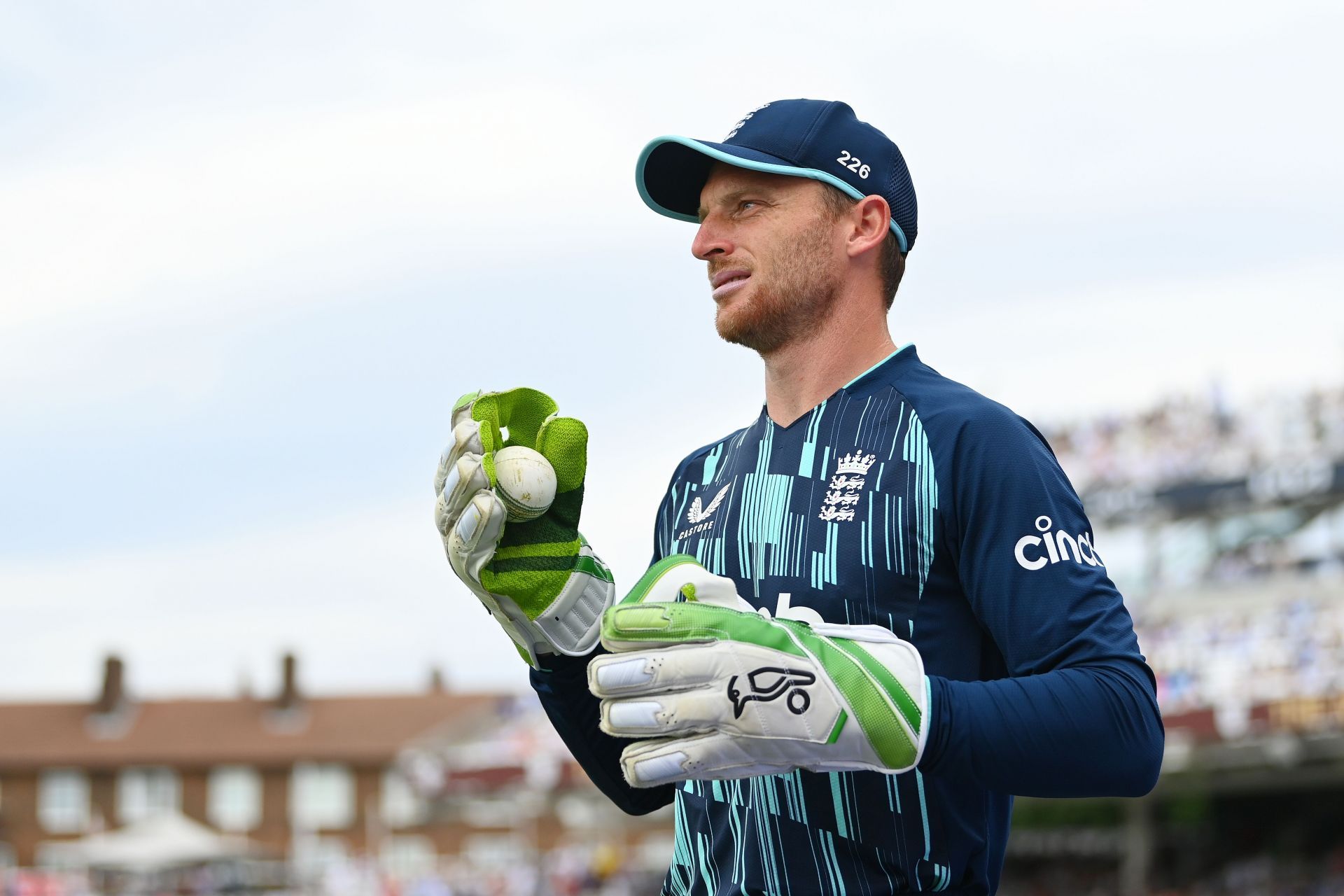 Jos Buttler suffered a loss in his first ODI as full-time captain. (Credits: Getty)