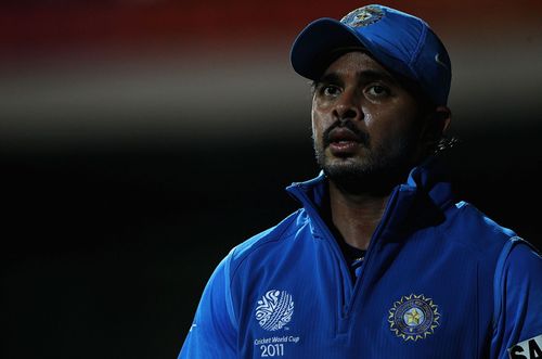 S Sreesanth in action during a warm up game during the 2011 World Cup. (P.C.:Getty)