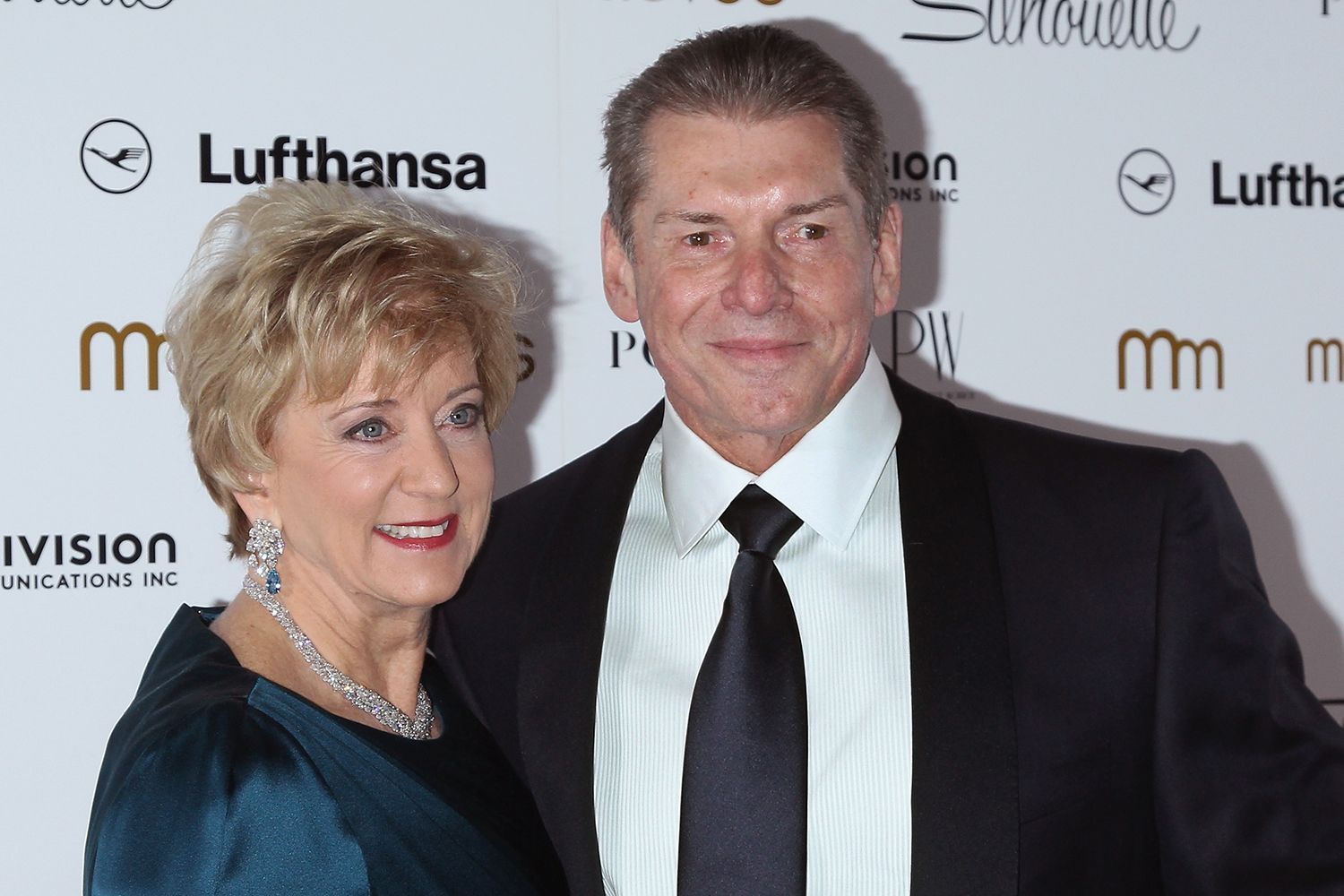 Vince McMahon and Linda McMahon at a public appearance