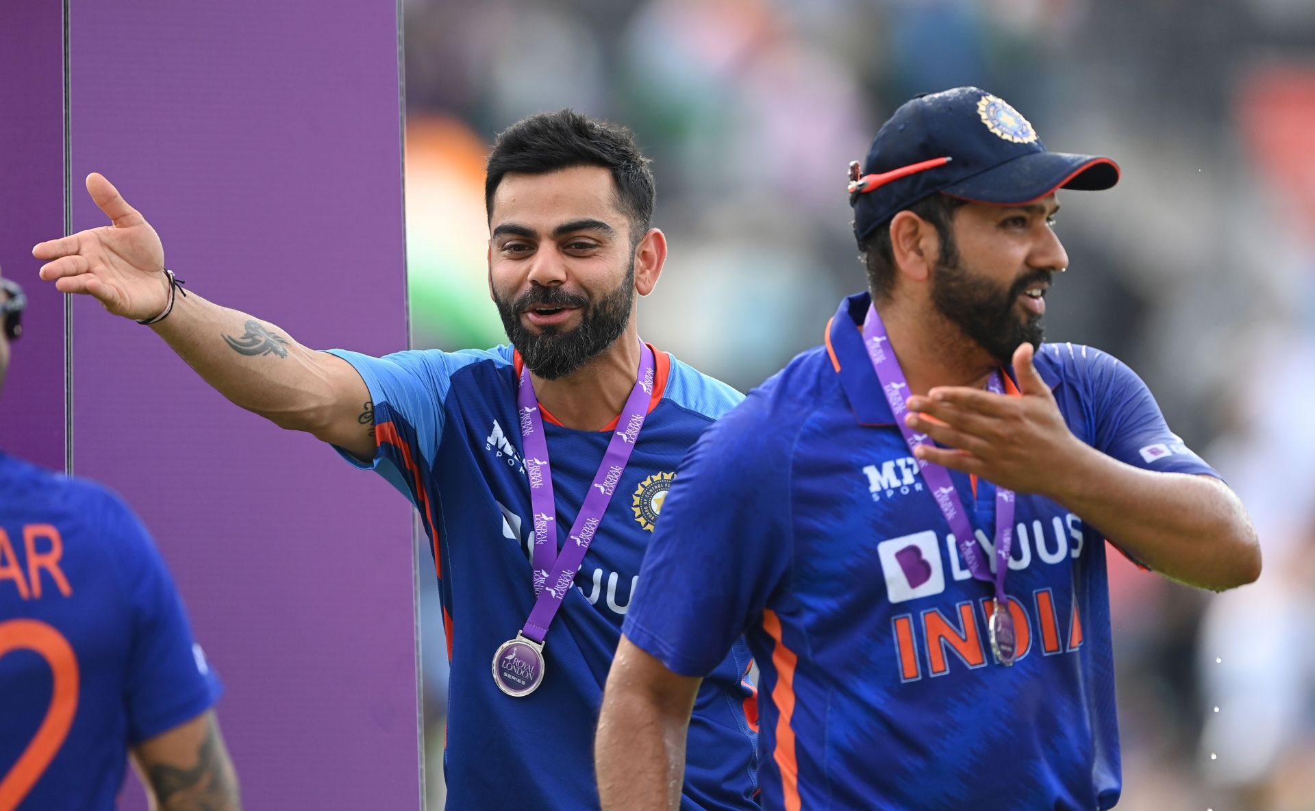 Virat Kohli and Rohit Sharma have dropped on the ICC ODI Rankings for batters (Image: Getty)