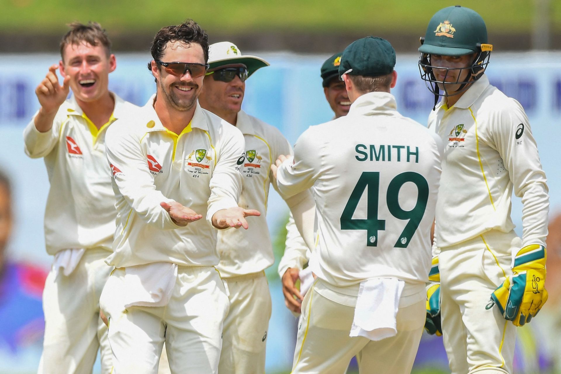 Australia won by ten wickets in Galle. (Credits: Twitter)
