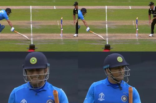 MS Dhoni's final international cricket appearance came in 2019 in Manchester. (Credit: Twitter)